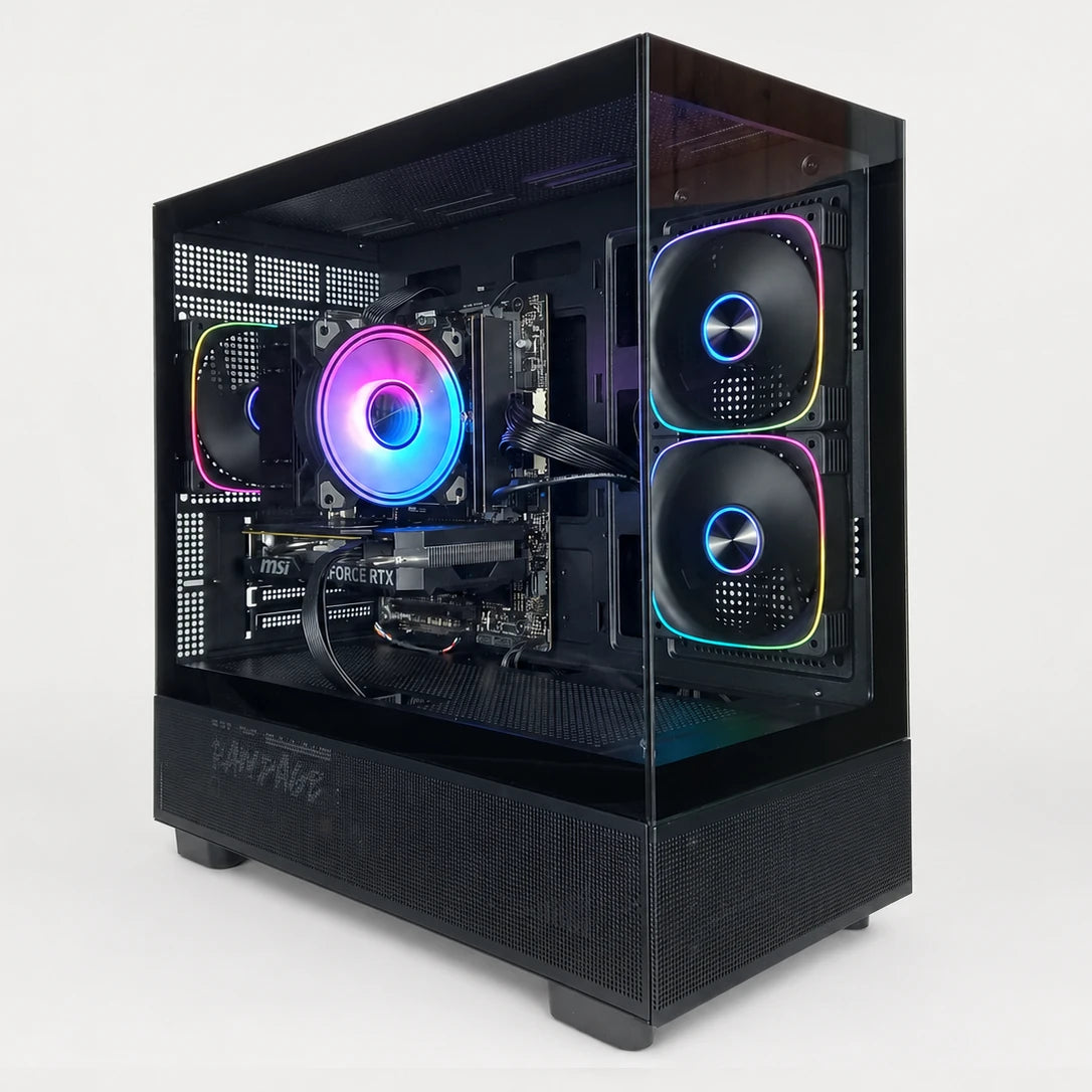 Taurus Gaming PC Bundle | AMD Ryzen™ 5 4500 | NVIDIA® GeForce RTX™ 3050 | 16GB DDR4 RAM | 1TB M.2 NVMe SSD
