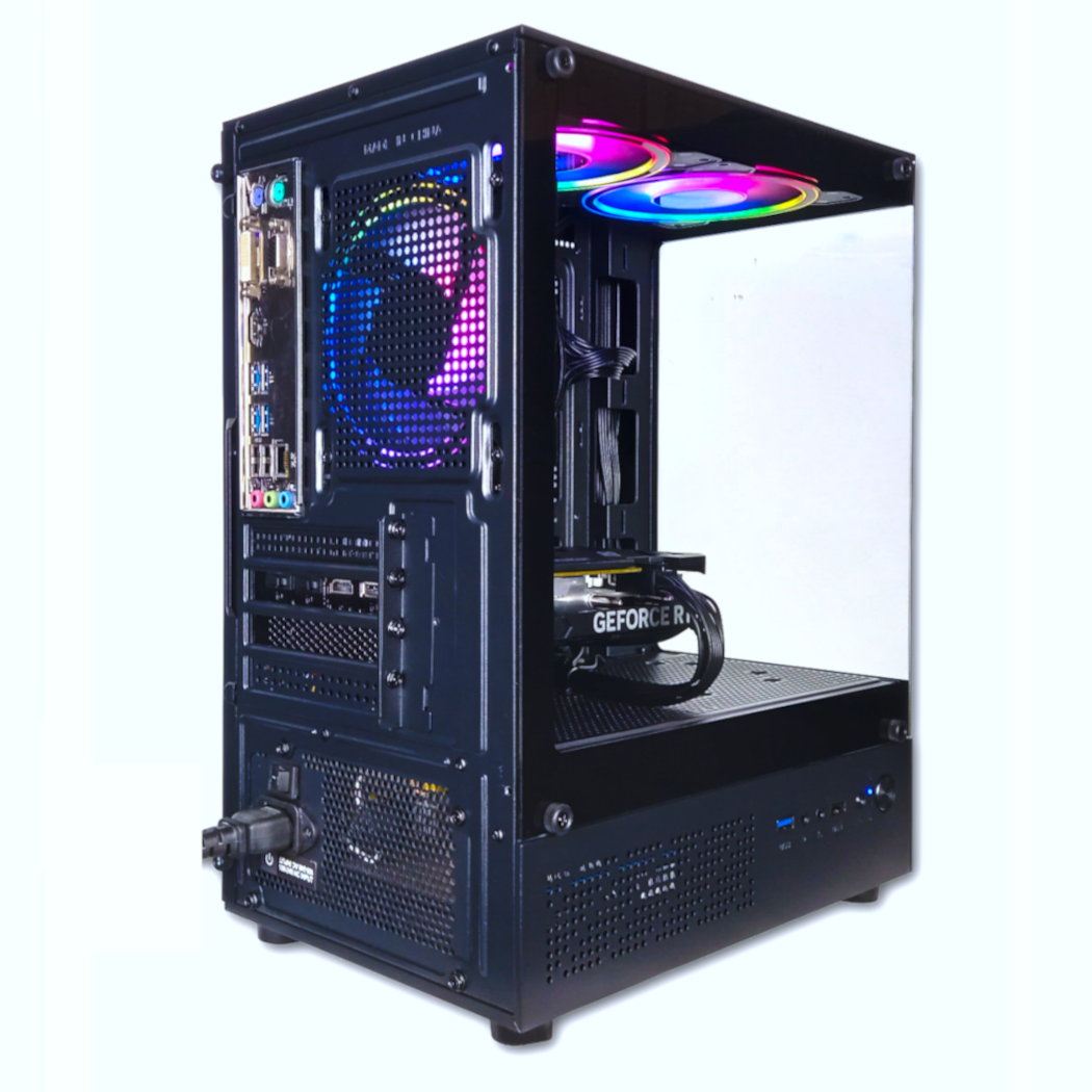 Taurus Gaming PC | AMD Ryzen™ 5 4500 | NVIDIA® GeForce RTX™ 3050 | 16GB DDR4 RAM | 512GB M.2 NVMe SSD