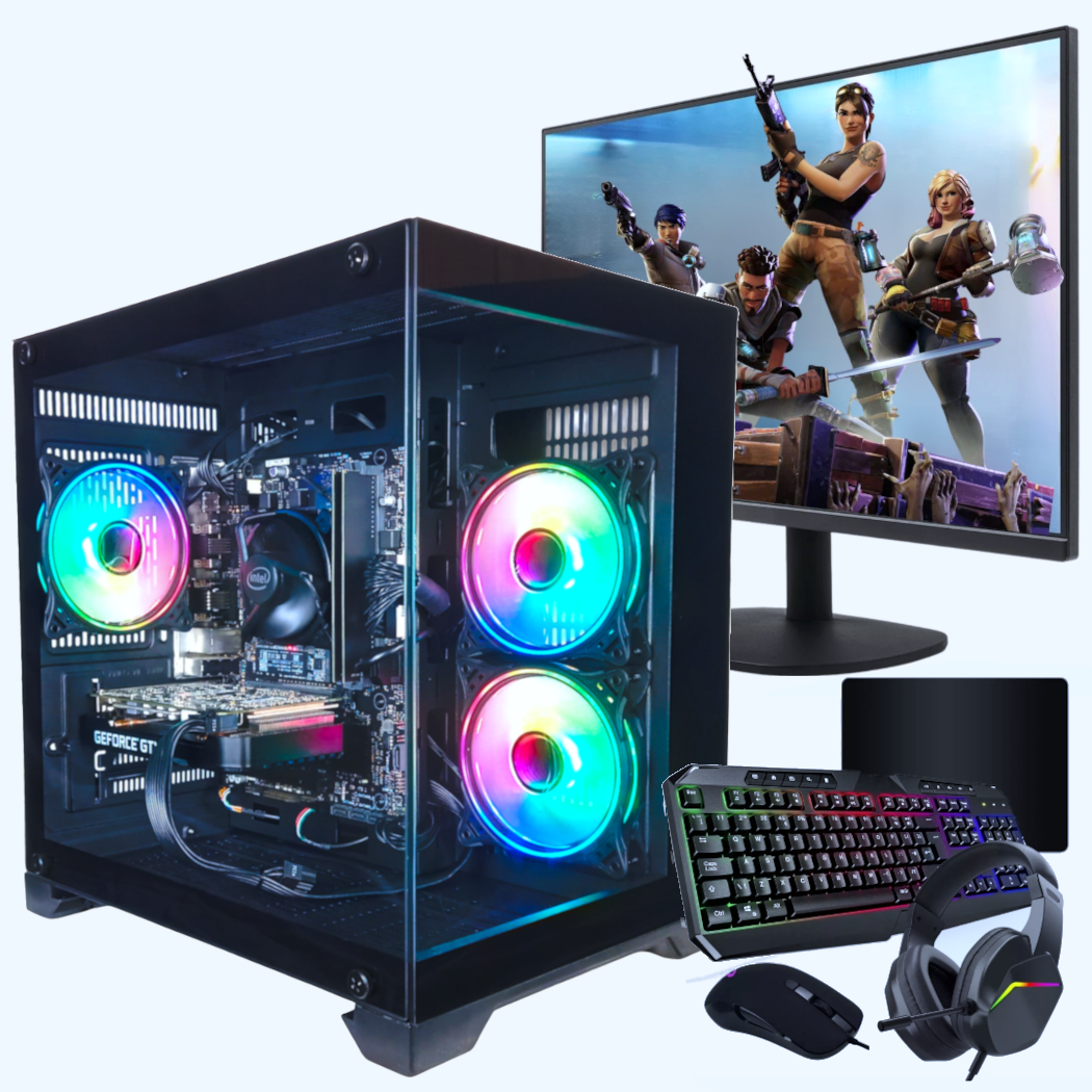 Aries Gaming PC Bundle | Intel® Core™ i5-8500 | NVIDIA® GeForce GTX™ 1660 | 16GB DDR4 RAM | 512GB SSD