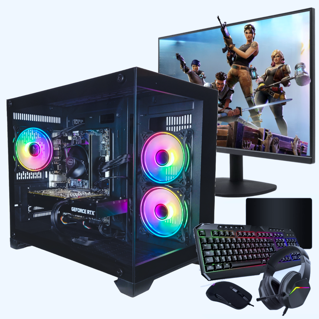 Capricorn Gaming PC Bundle | Intel® Core™ i5-9500 | NVIDIA® GeForce RTX™ 2060 | 16GB DDR4 RAM | 512GB SATA SSD