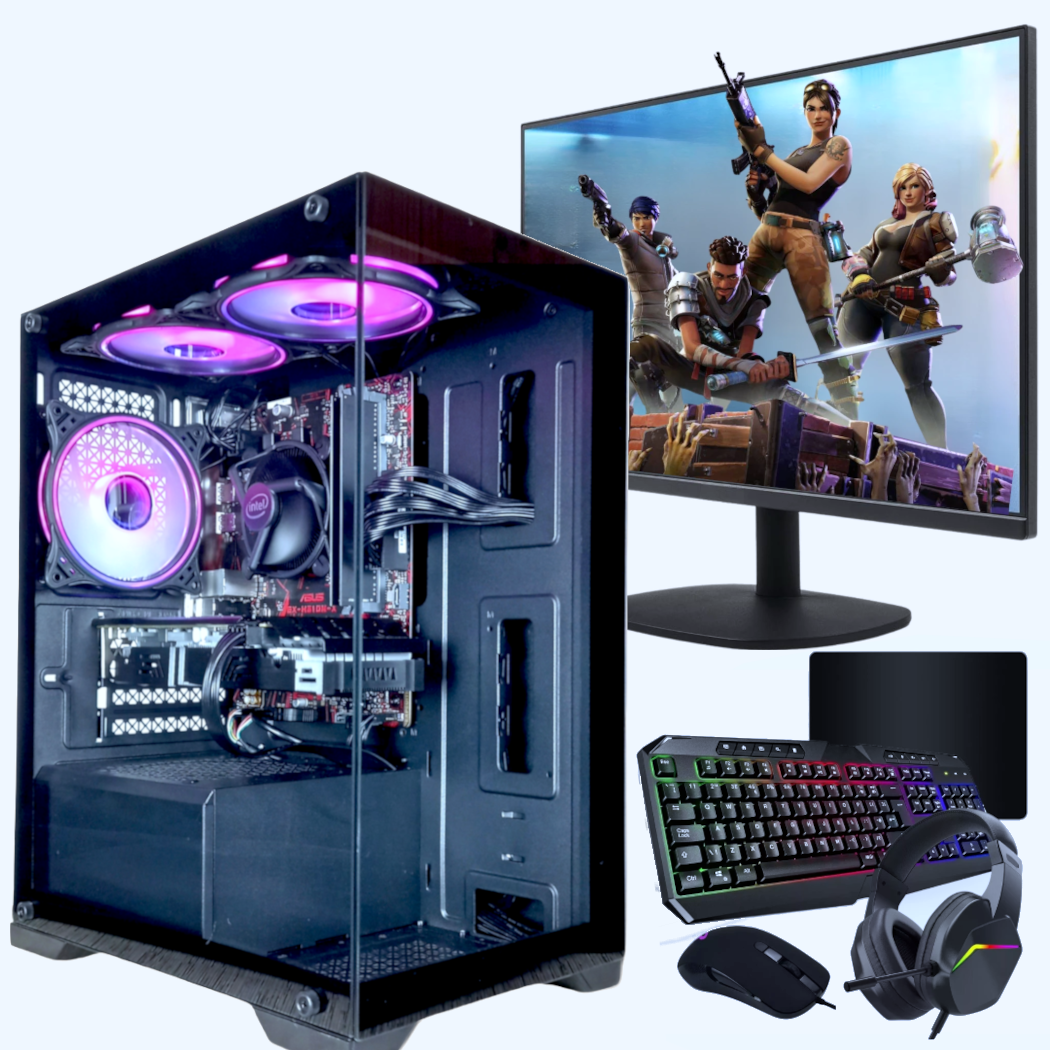 Pisces Gaming Bundle | Intel® Core™ i3-9100f | NVIDIA® GeForce GTX™ 1060 | 16GB DDR4 RAM | 512GB SATA SSD