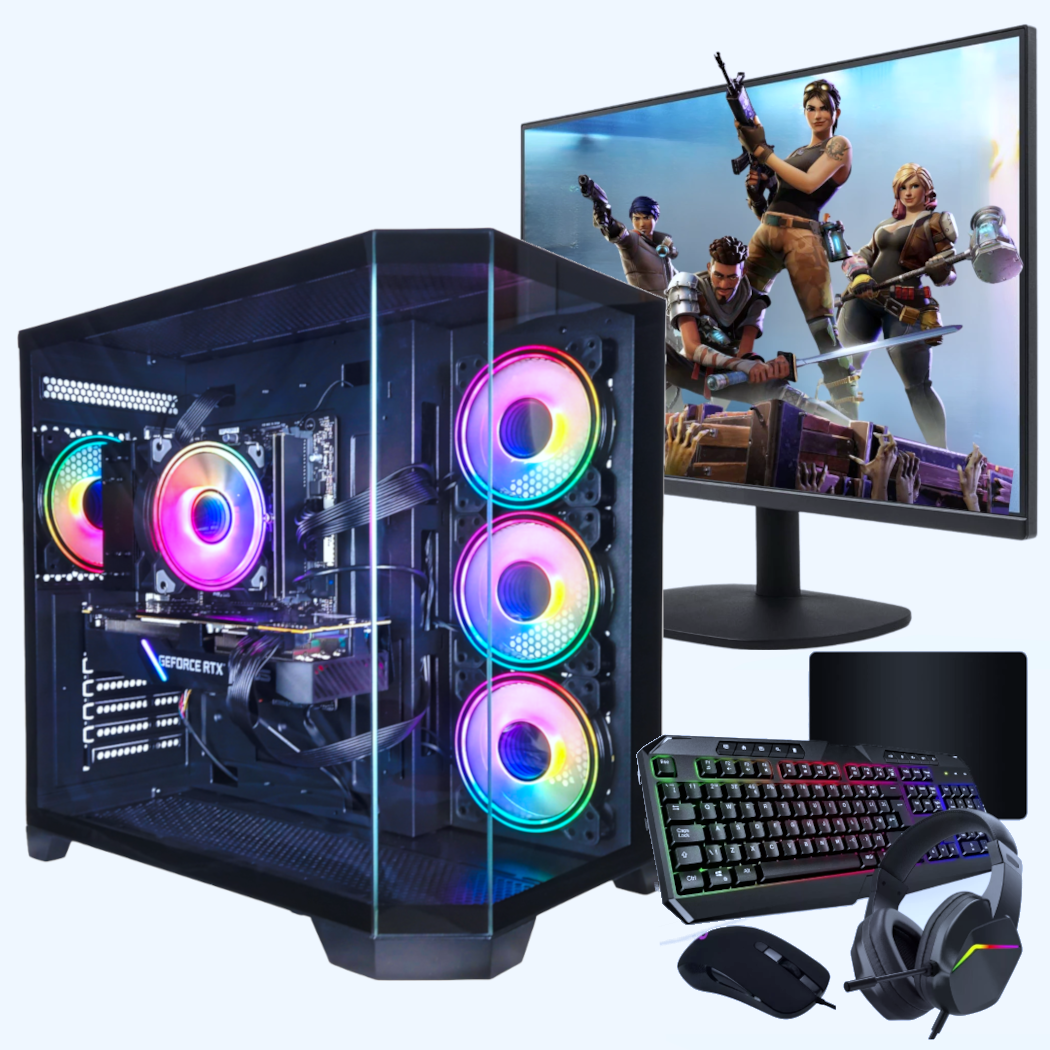 Virgo Gaming PC Bundle | Intel® Core™ i7-12700KF| NVIDIA® GeForce RTX™ 5070 | 16GB DDR4 RAM | 1TB M.2 NVMe SSD