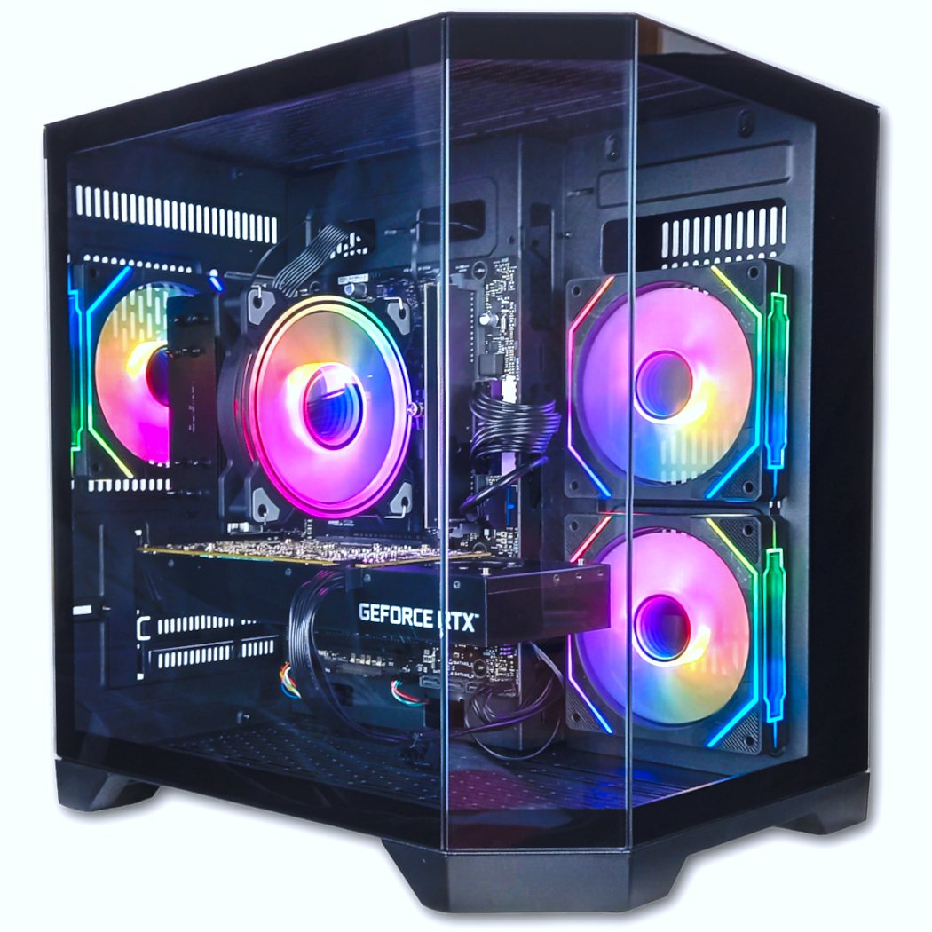 Aquarius Gaming PC Bundle | Intel® Core™ i5-9600kf | NVIDIA® GeForce RTX™ 2070 | 16GB DDR4 RAM | 1TB SATA SSD