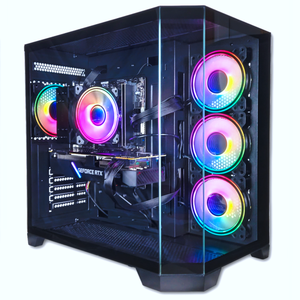 Leo Gaming PC | AMD Ryzen™ 5 7600X | NVIDIA® GeForce RTX™ 5070 | 16GB DDR4 RAM | 1TB M.2 NVMe SSD