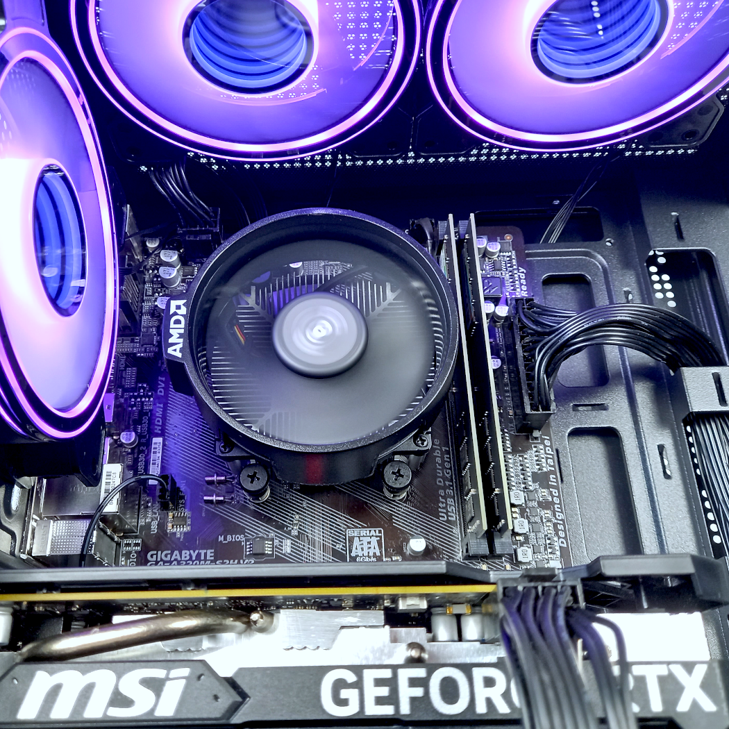 Taurus Gaming PC | AMD Ryzen™ 5 4500 | NVIDIA® GeForce RTX™ 3050 | 16GB DDR4 RAM | 512GB M.2 NVMe SSD