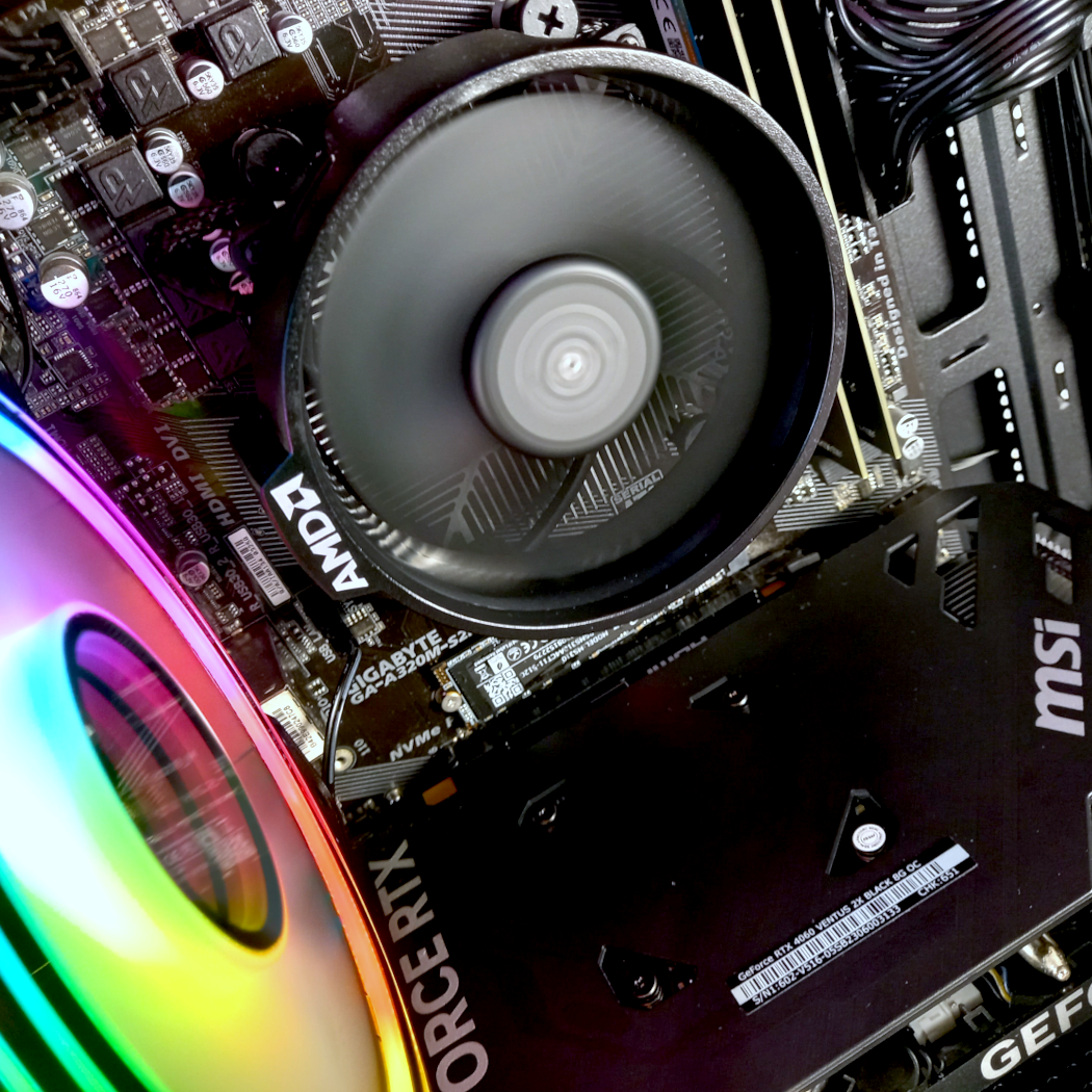Taurus Gaming PC | AMD Ryzen™ 5 4500 | NVIDIA® GeForce RTX™ 3050 | 16GB DDR4 RAM | 512GB M.2 NVMe SSD