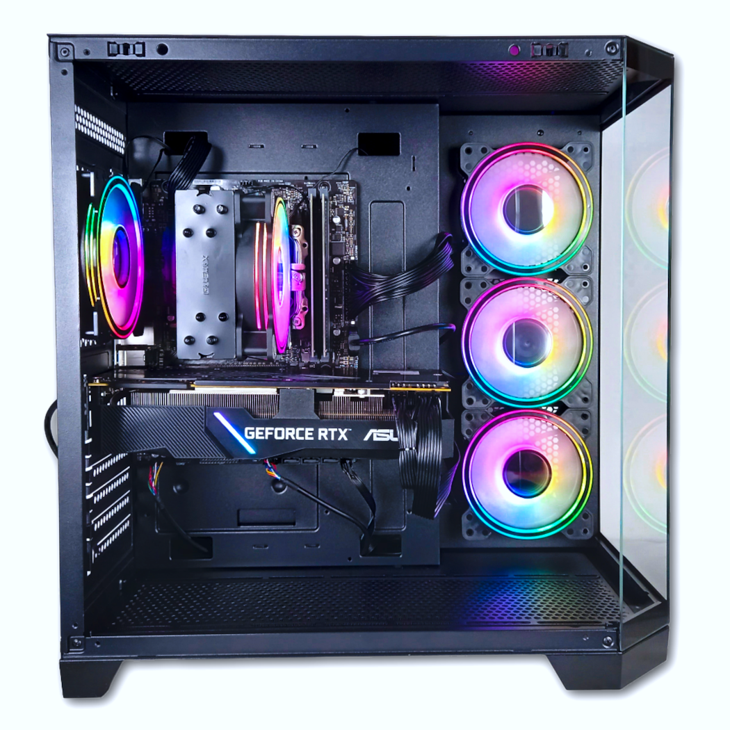 Leo Gaming PC | AMD Ryzen™ 5 7600X | NVIDIA® GeForce RTX™ 5070 | 16GB DDR4 RAM | 1TB M.2 NVMe SSD