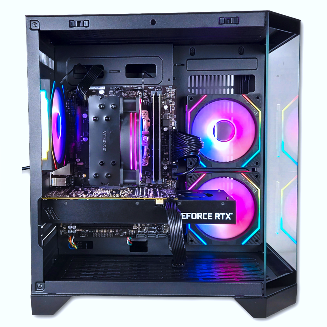 Gemini Gaming PC | AMD Ryzen™ 5 5500 | NVIDIA® GeForce RTX™ 3050 | 16GB DDR4 RAM | 1TB M.2 NVMe SSD