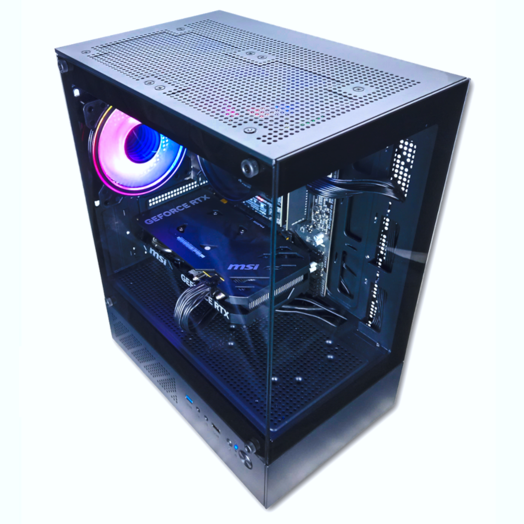 Taurus Gaming PC | AMD Ryzen™ 5 4500 | NVIDIA® GeForce RTX™ 3050 | 16GB DDR4 RAM | 512GB M.2 NVMe SSD