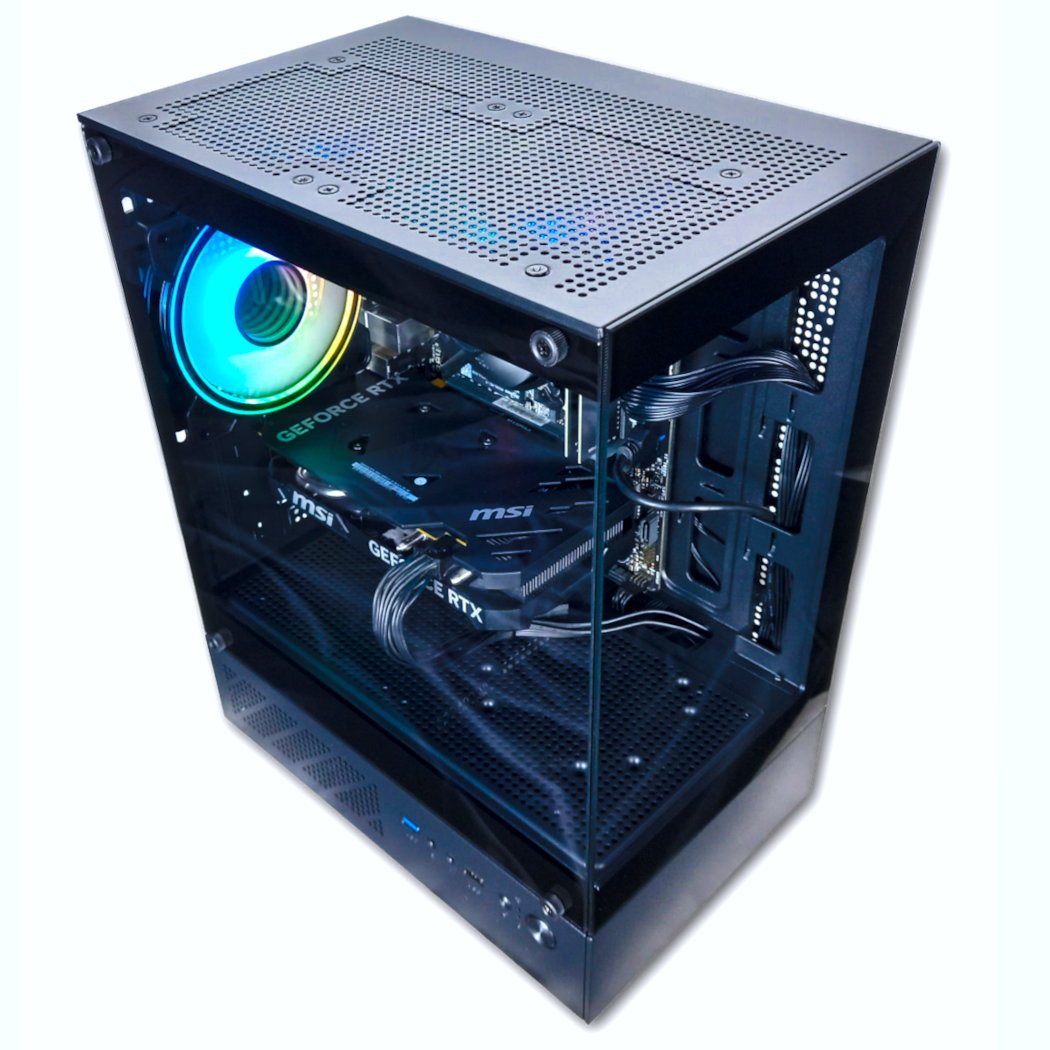 Sagittarius Gaming PC Bundle | Intel® Core™ i3-10100F  | NVIDIA® GeForce RTX™ 3050 | 16GB DDR4 RAM | 512GB M.2 NVMe SSD