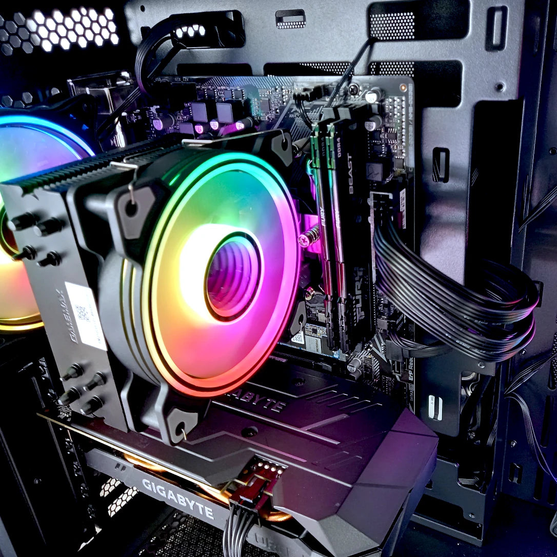 Aquila Gaming PC | AMD Ryzen™ 5 5600 | NVIDIA® GeForce RTX™ 5050 | 16GB DDR4 RAM | 1TB M.2 NVMe SSD