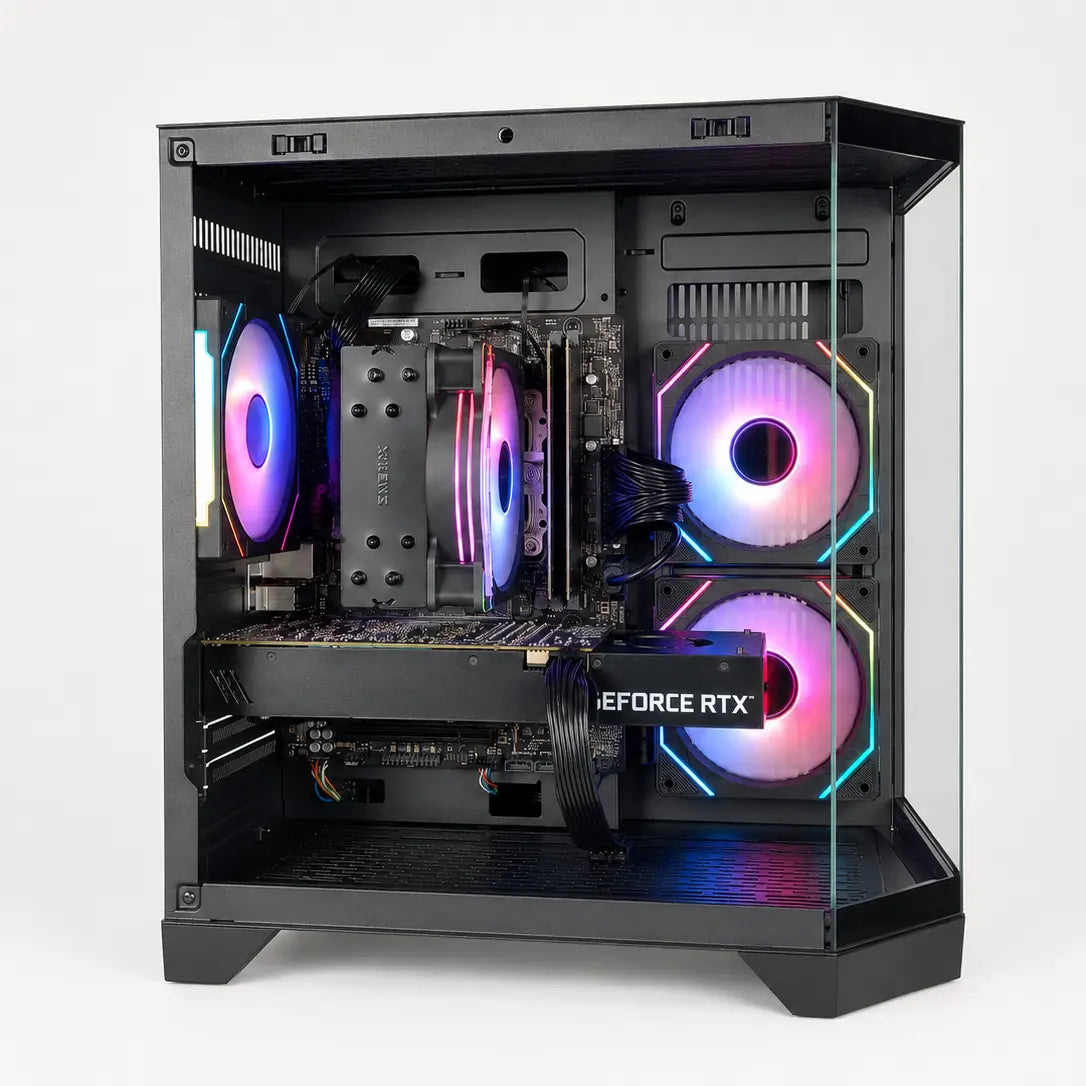 Cygnus Gaming PC | AMD Ryzen™ 3 4100 | NVIDIA® GeForce RTX™ 2060 | 16GB DDR4 RAM | 512GB M.2 NVMe SSD
