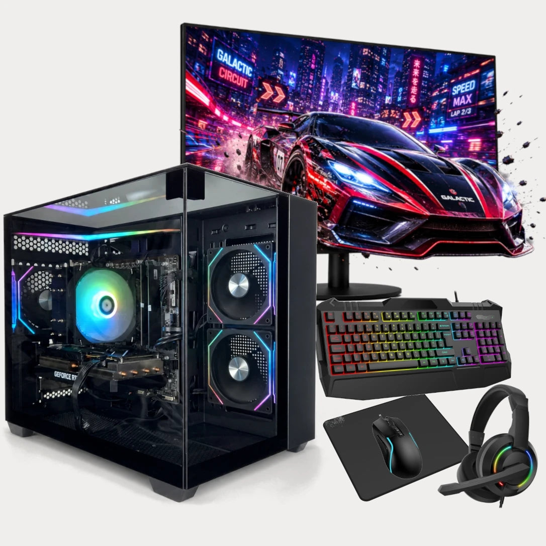 Libra Gaming PC Bundle | Intel® Core™ i5-12600KF | NVIDIA® GeForce RTX™ 5060 | 16GB DDR4 RAM | 1TB M.2 NVMe SSD
